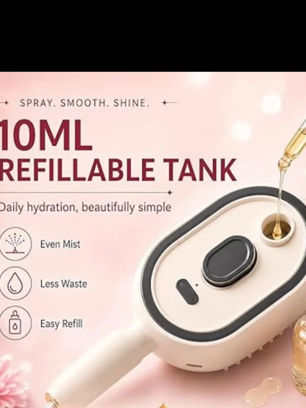Portable Nano Spray Electric Massage Comb